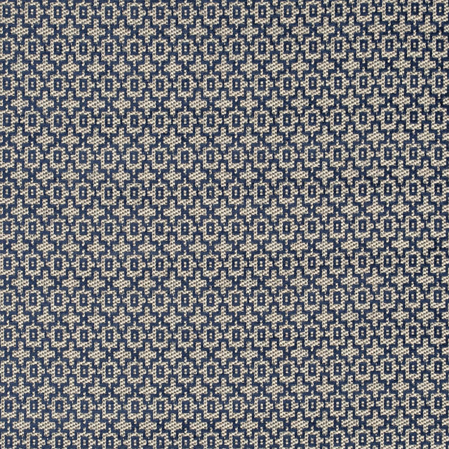 Clarke & Clarke MANSOUR INDIGO Fabric