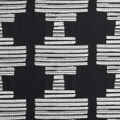 Clarke & Clarke BW1010 BLACK/WHITE Drapery Fabric