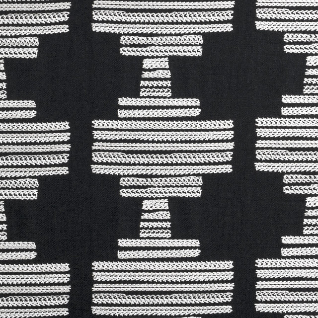 Clarke & Clarke BW1010 BLACK/WHITE Drapery Fabric