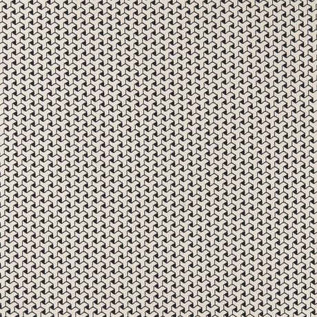 Clarke & Clarke BW1034 BLACK/WHITE Upholstery Fabric