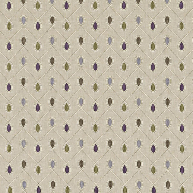 Clarke & Clarke HEALEY HEATHER Drapery Fabric