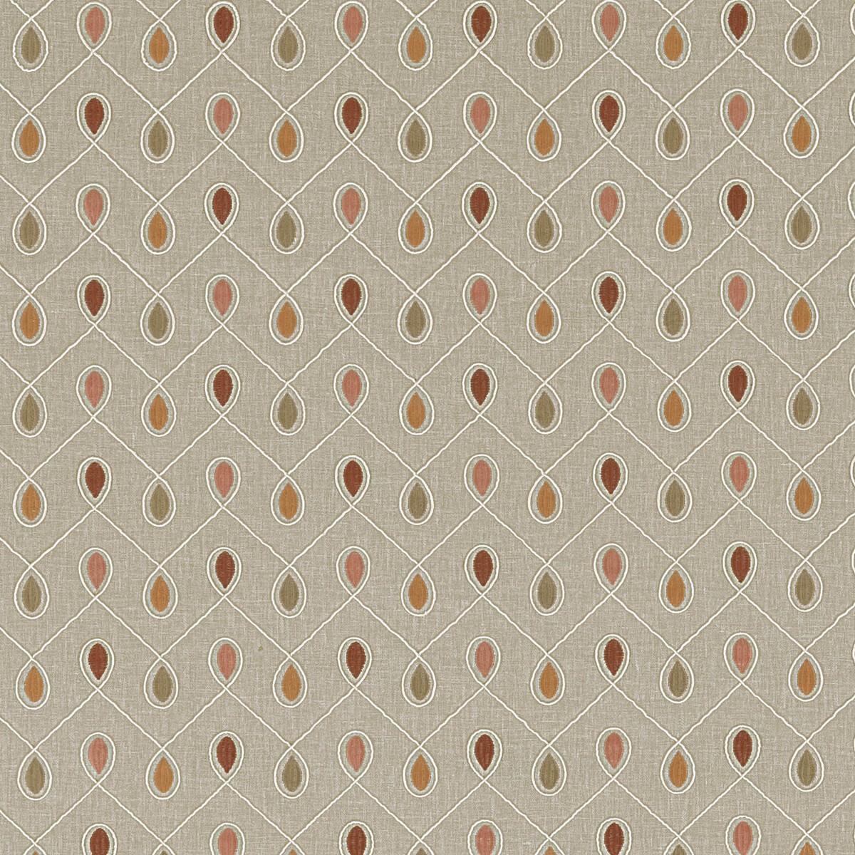 Clarke & Clarke HEALEY SPICE Drapery Fabric