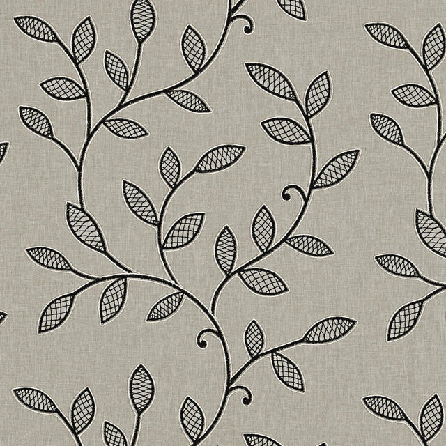 Clarke & Clarke HETTON CHARCOAL Drapery Fabric