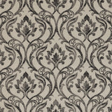 Clarke & Clarke LEYBURN CHARCOAL Fabric