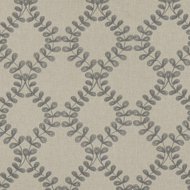 Clarke & Clarke MALHAM SMOKE Drapery Fabric