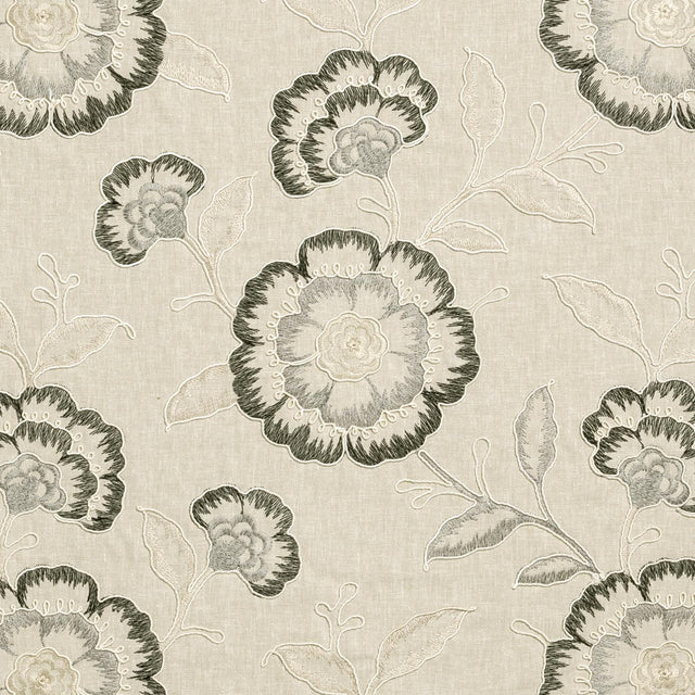 Clarke & Clarke RICHMOND CHARCOAL Drapery Fabric