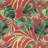 Clarke & Clarke MONKEY BUSINESS ROUGE Fabric