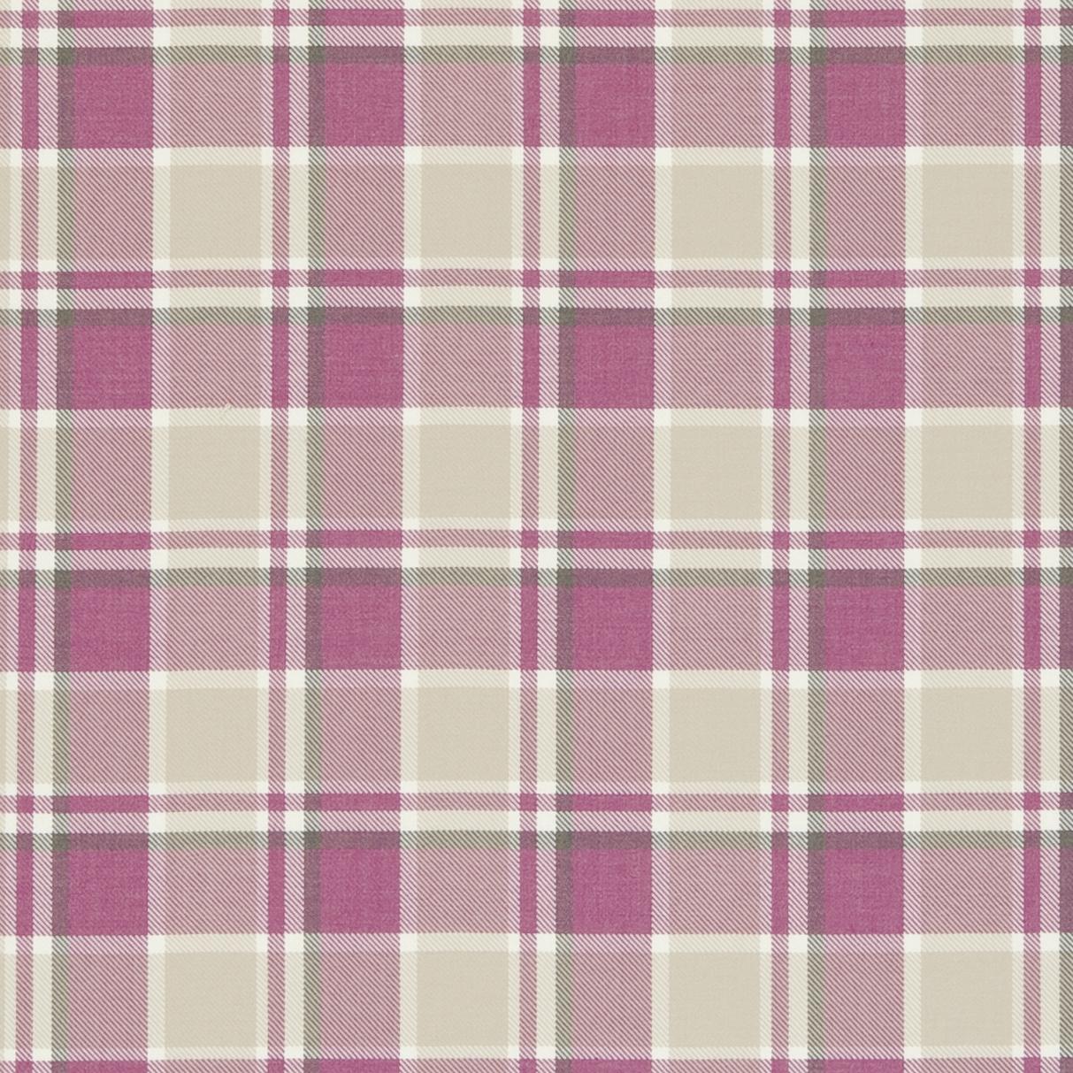 Clarke & Clarke BOWLAND RASPBERRY Fabric