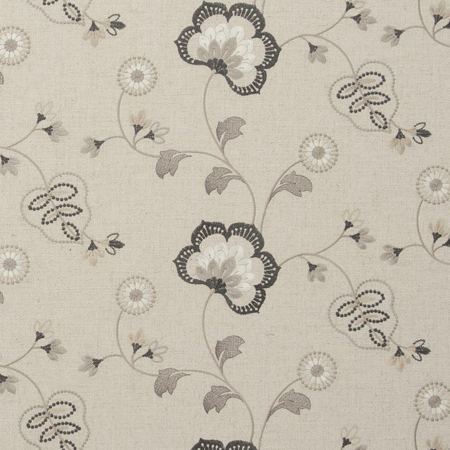 Clarke & Clarke CHATSWORTH CHARCOAL Drapery Fabric