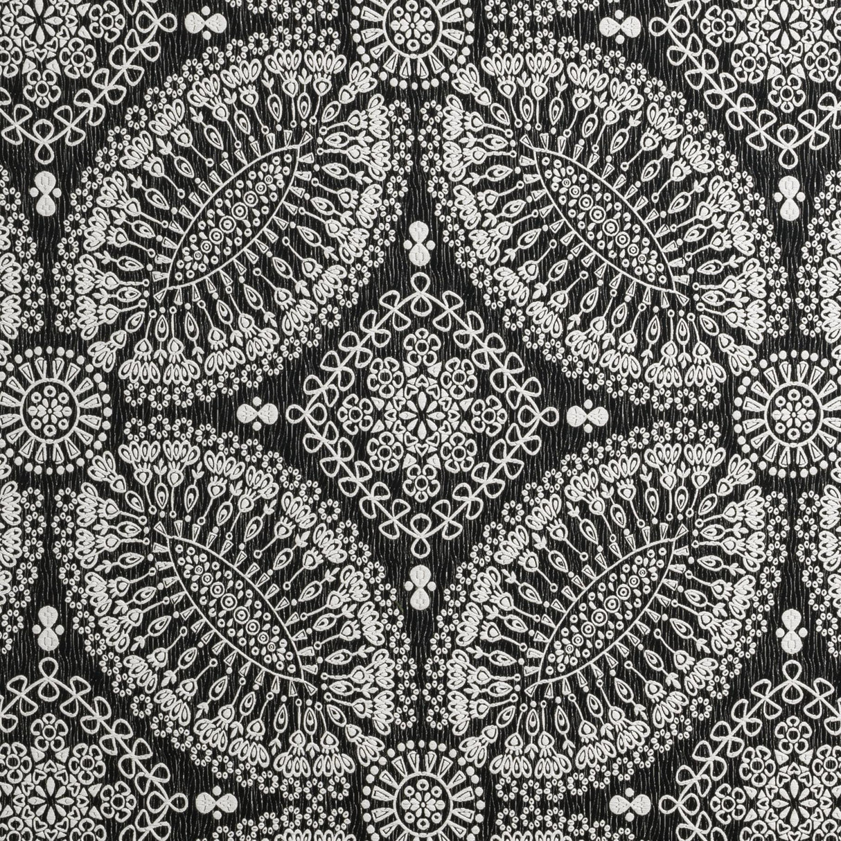 Clarke & Clarke BW1007 BLACK/WHITE Fabric