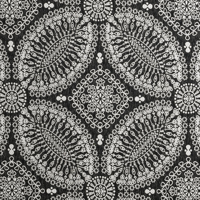 Clarke & Clarke BW1007 BLACK/WHITE Fabric
