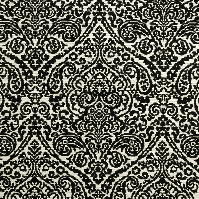 Clarke & Clarke BW1023 BLACK/WHITE Fabric