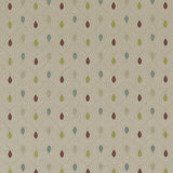 Clarke & Clarke HEALEY RASPBERRY/DUCKEGG Drapery Fabric