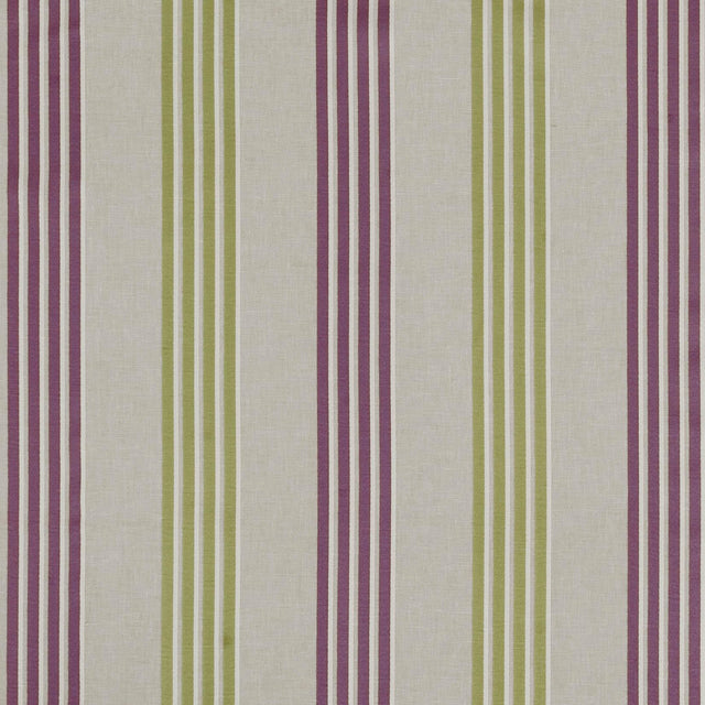 Clarke & Clarke WENSLEY VIOLET/CITRUS Fabric