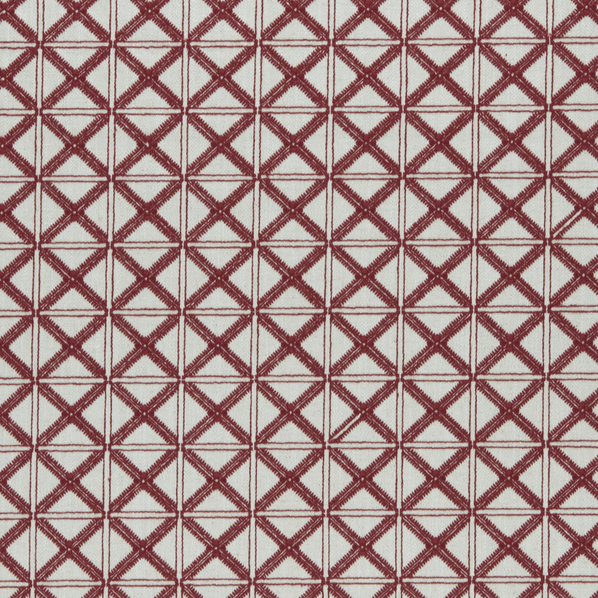 Clarke & Clarke MAKENZI RED Drapery Fabric