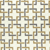 Clarke & Clarke SEKAI CHARCOAL/CINNAMON Drapery Fabric