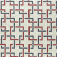 Clarke & Clarke SEKAI INDIGO/RED Drapery Fabric