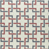 Clarke & Clarke SEKAI INDIGO/RED Drapery Fabric