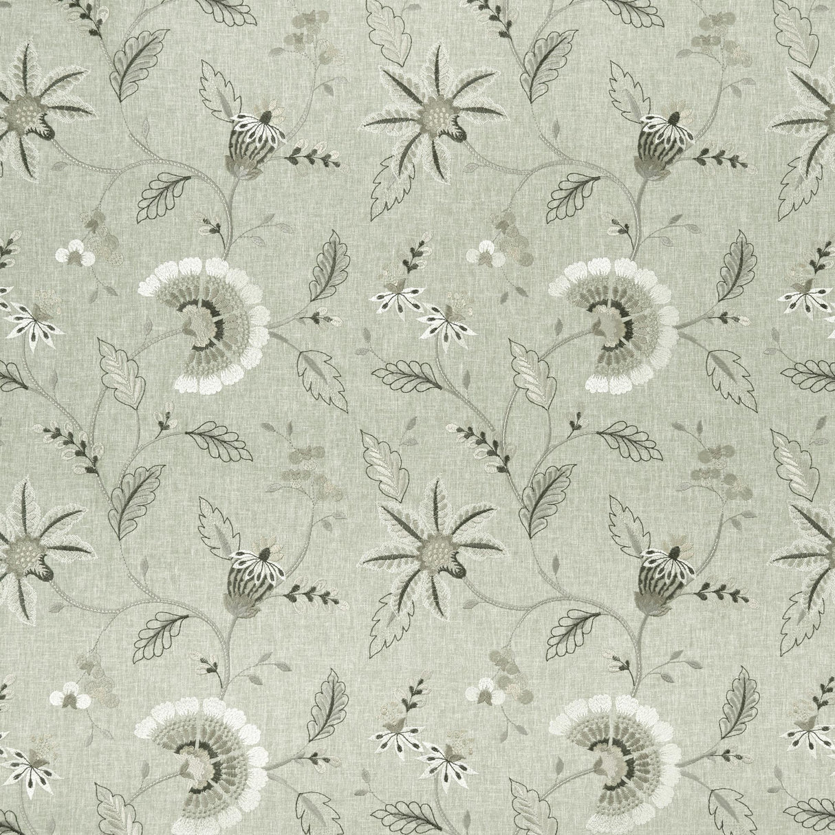 Clarke & Clarke DELAMERE NATURAL Drapery Fabric
