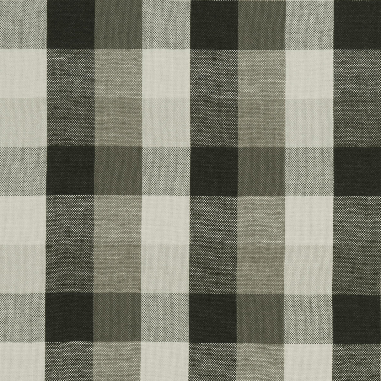 Clarke & Clarke AUSTIN CHECK CHARCOAL Fabric