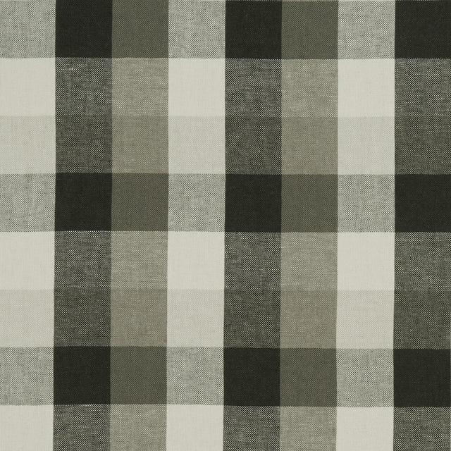 Clarke & Clarke AUSTIN CHECK CHARCOAL Fabric