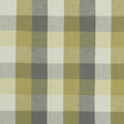 Clarke & Clarke AUSTIN CHECK CITRON/NATURAL Fabric