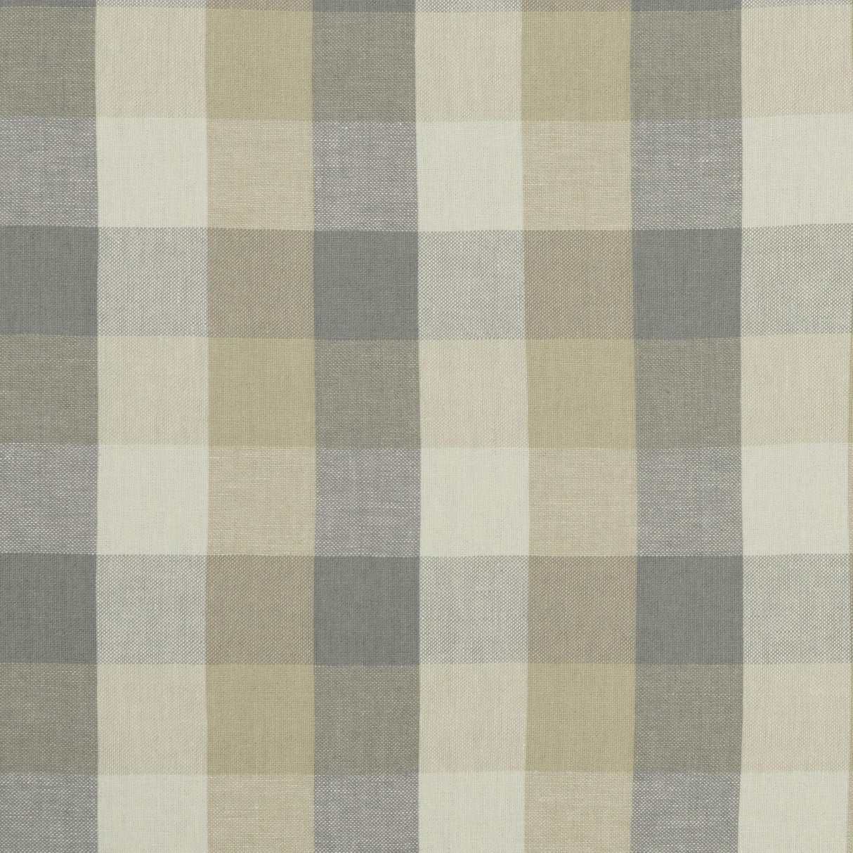 Clarke & Clarke AUSTIN CHECK NATURAL Fabric