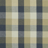 Clarke & Clarke AUSTIN CHECK MIDNIGHT Fabric