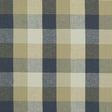 Clarke & Clarke AUSTIN CHECK MIDNIGHT Fabric