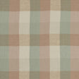 Clarke & Clarke AUSTIN CHECK MINERAL/BLUSH Fabric
