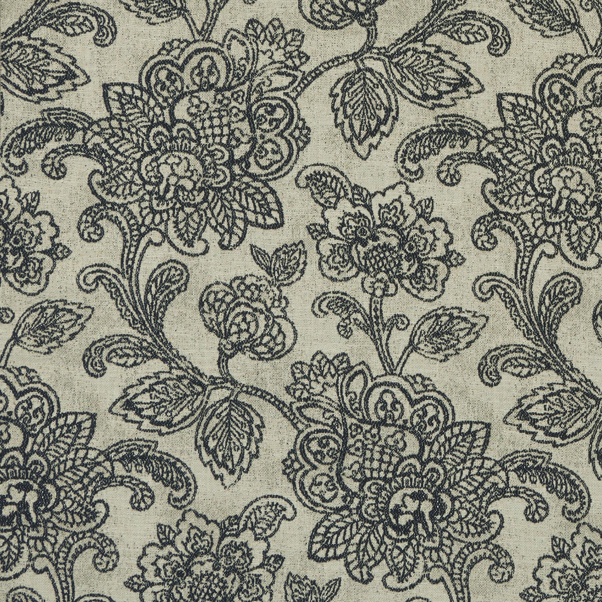Clarke & Clarke CRANBROOK CHARCOAL Fabric
