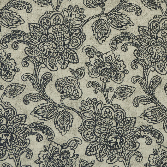 Clarke & Clarke CRANBROOK CHARCOAL Fabric
