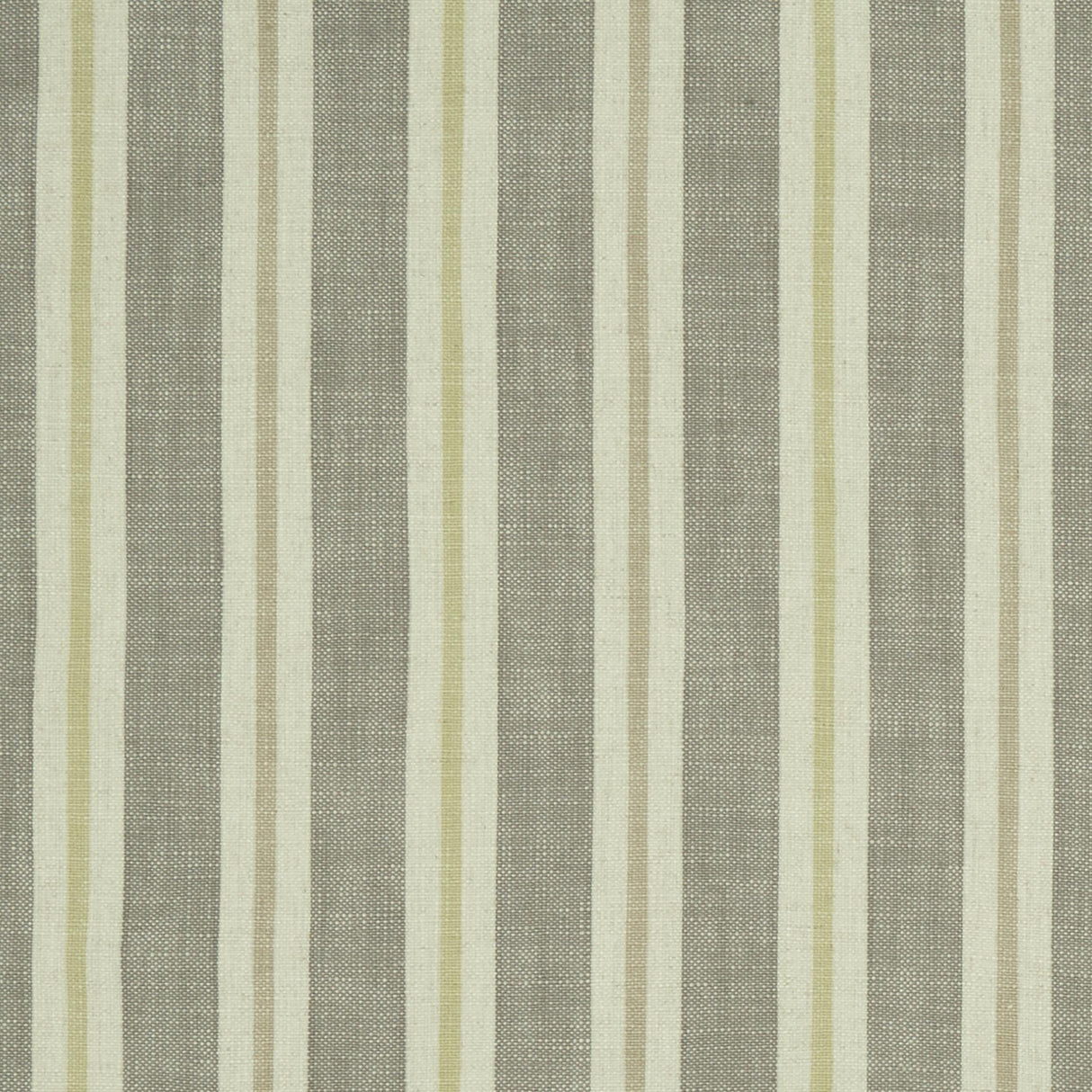 Clarke & Clarke SACKVILLE STRIPE CITRON/NATURAL Fabric