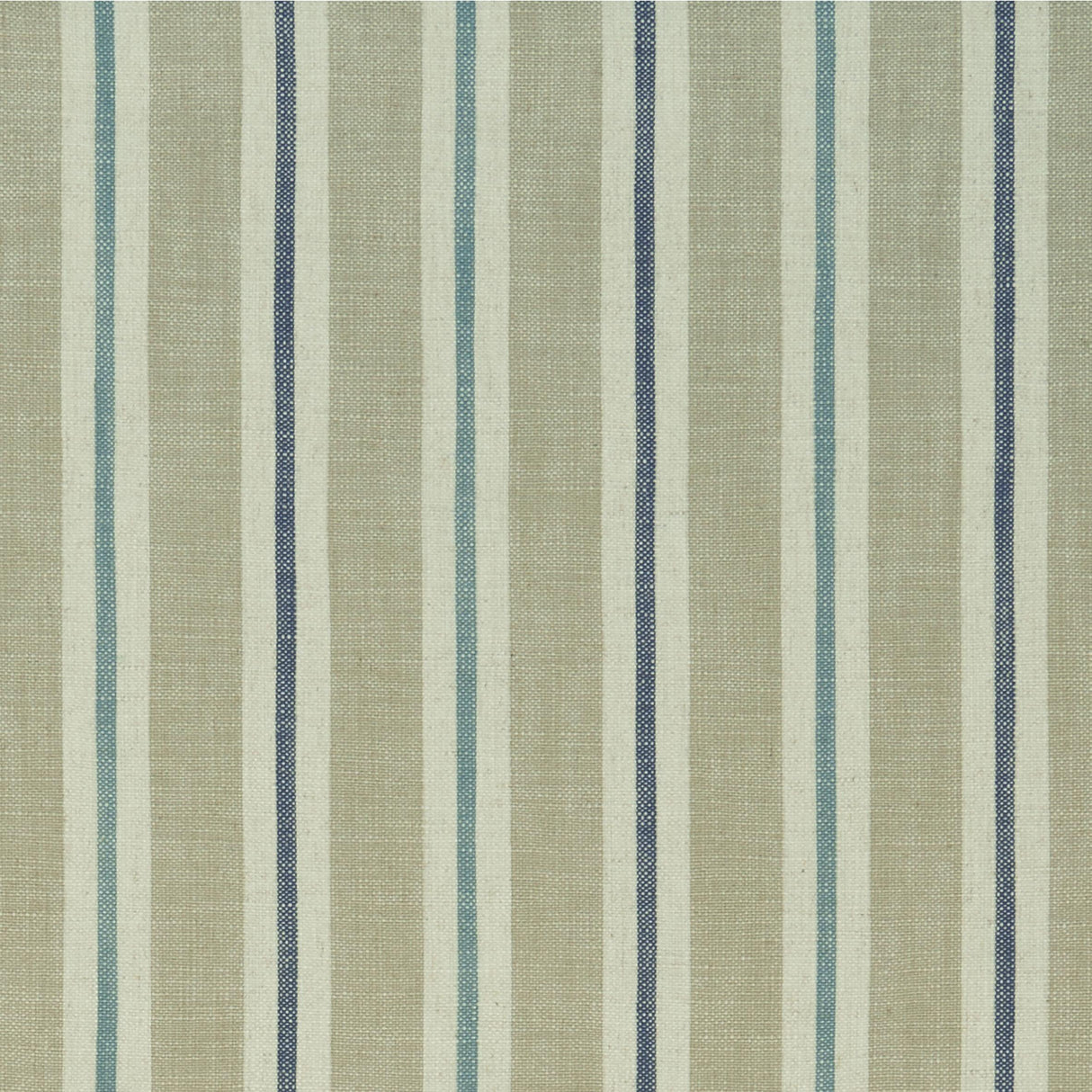 Clarke & Clarke SACKVILLE STRIPE EAU DE NIL/LINEN Fabric