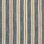 Clarke & Clarke SACKVILLE STRIPE MIDNIGHT/SPICE Fabric