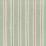 Clarke & Clarke SACKVILLE STRIPE MINERAL/BLUSH Fabric