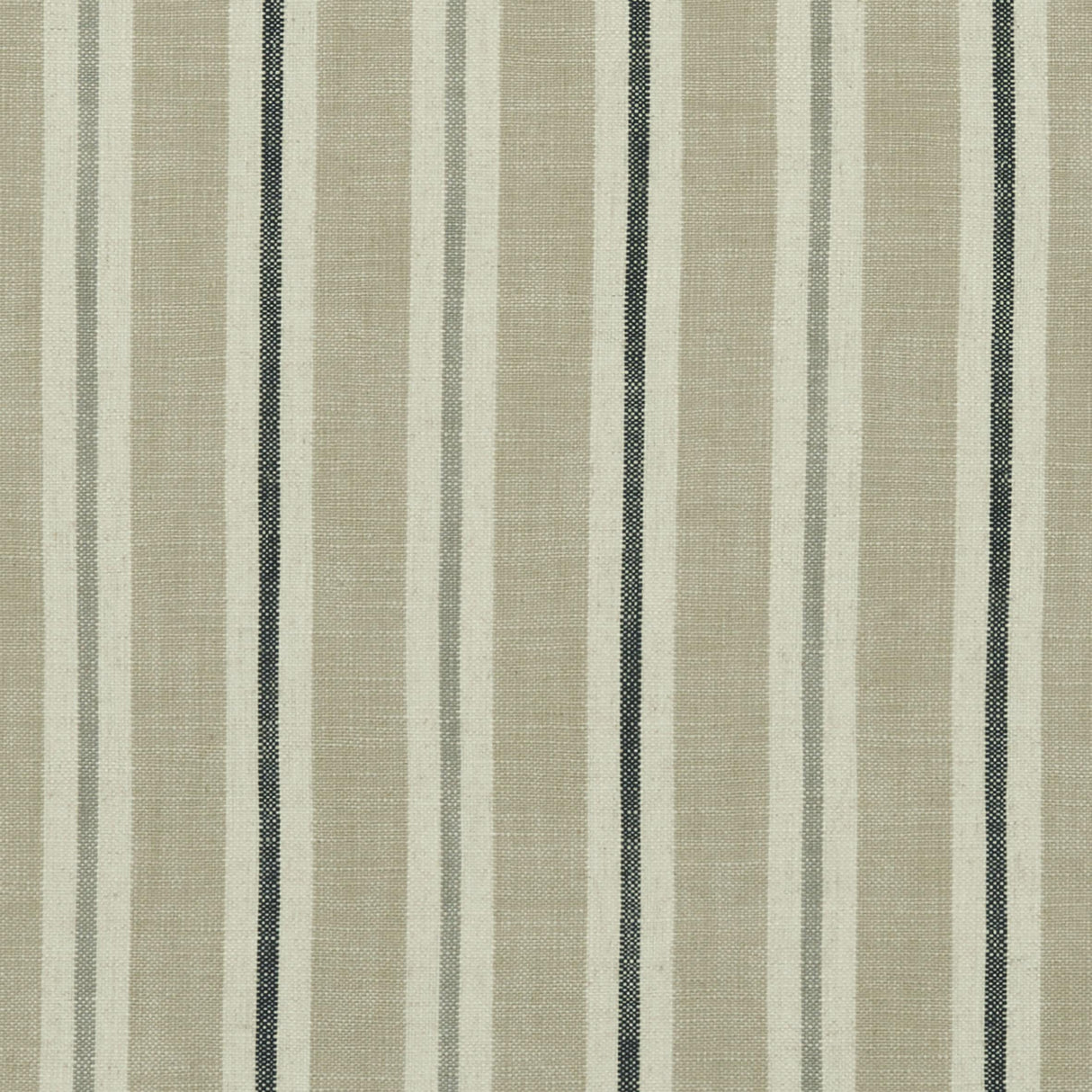 Clarke & Clarke SACKVILLE STRIPE NATURAL Fabric