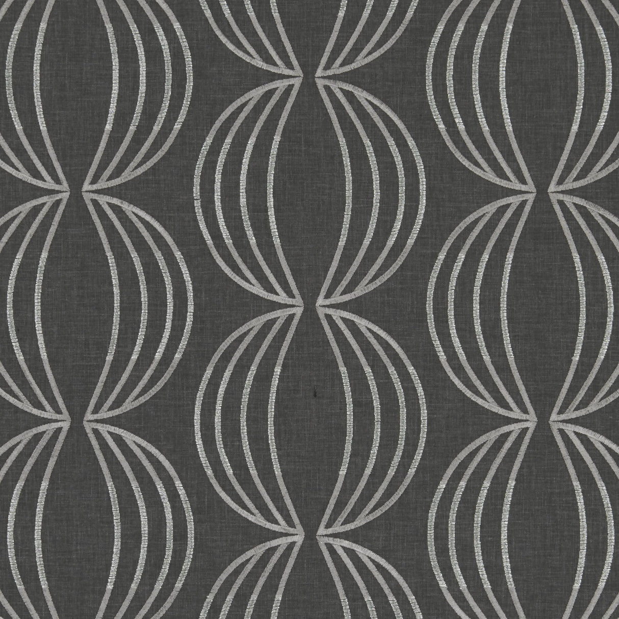 Clarke & Clarke CARRAWAY CHARCOAL Drapery Fabric