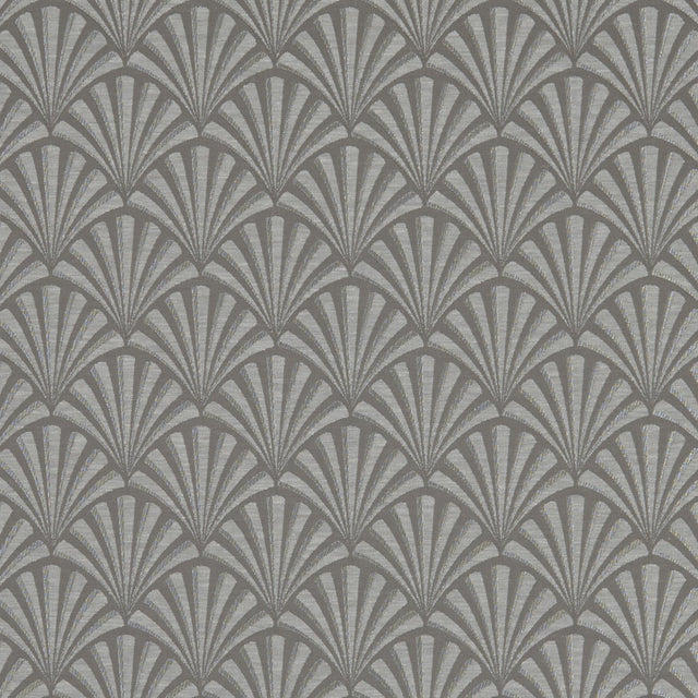 Clarke & Clarke CHRYSLER CHARCOAL Fabric