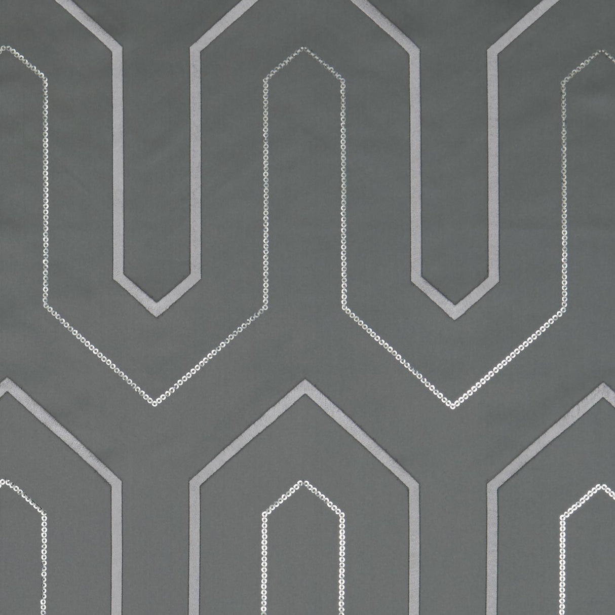 Clarke & Clarke GATSBY CHARCOAL Drapery Fabric