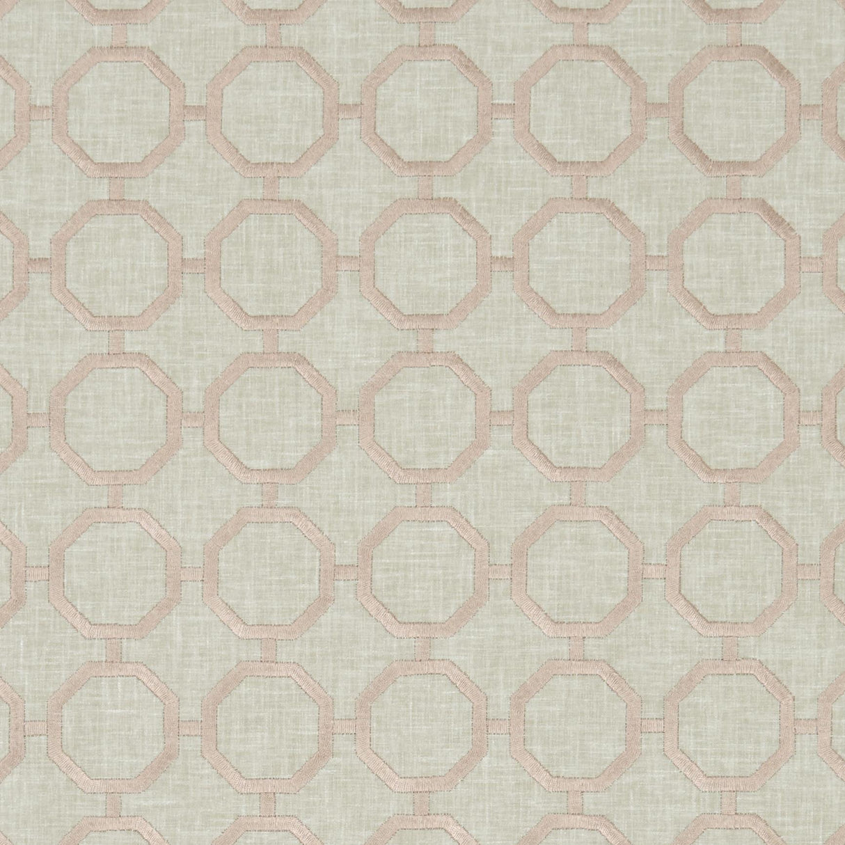 Clarke & Clarke GLAMOUR BLUSH Drapery Fabric