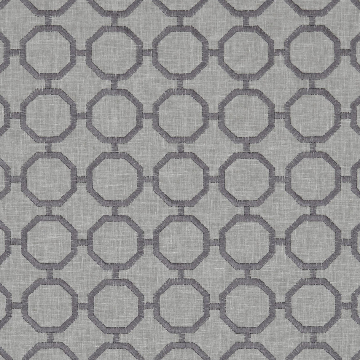 Clarke & Clarke GLAMOUR CHARCOAL Drapery Fabric