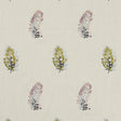 Clarke & Clarke PLUMIS MULTI/GILVER Drapery Fabric
