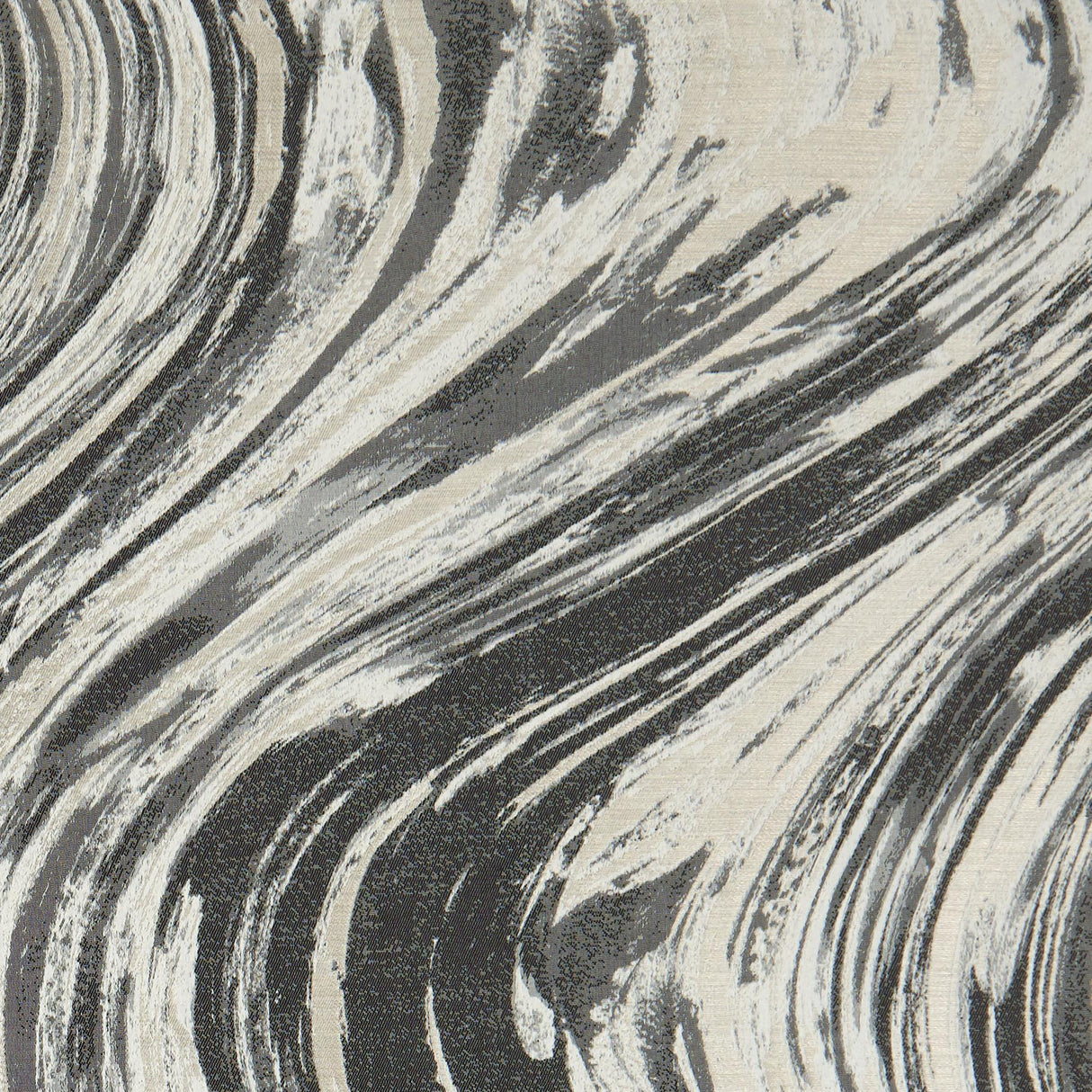 Clarke & Clarke AGATA CHARCOAL/GOLD Fabric