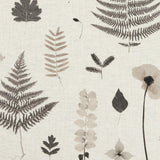 Clarke & Clarke HERBARIUM CHARCOAL/NATURAL Fabric