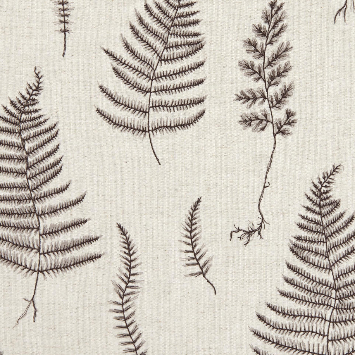 Clarke & Clarke LORELLE CHARCOAL/LINEN Drapery Fabric