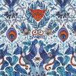 Clarke & Clarke AMAZON BLUE Fabric
