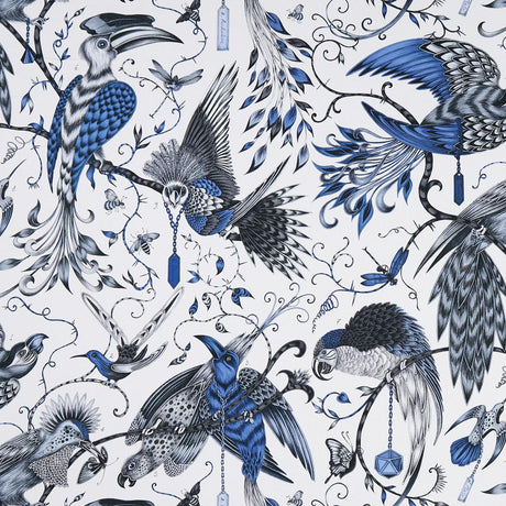 Clarke & Clarke AUDUBON BLUE Fabric