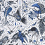 Clarke & Clarke AUDUBON BLUE Fabric