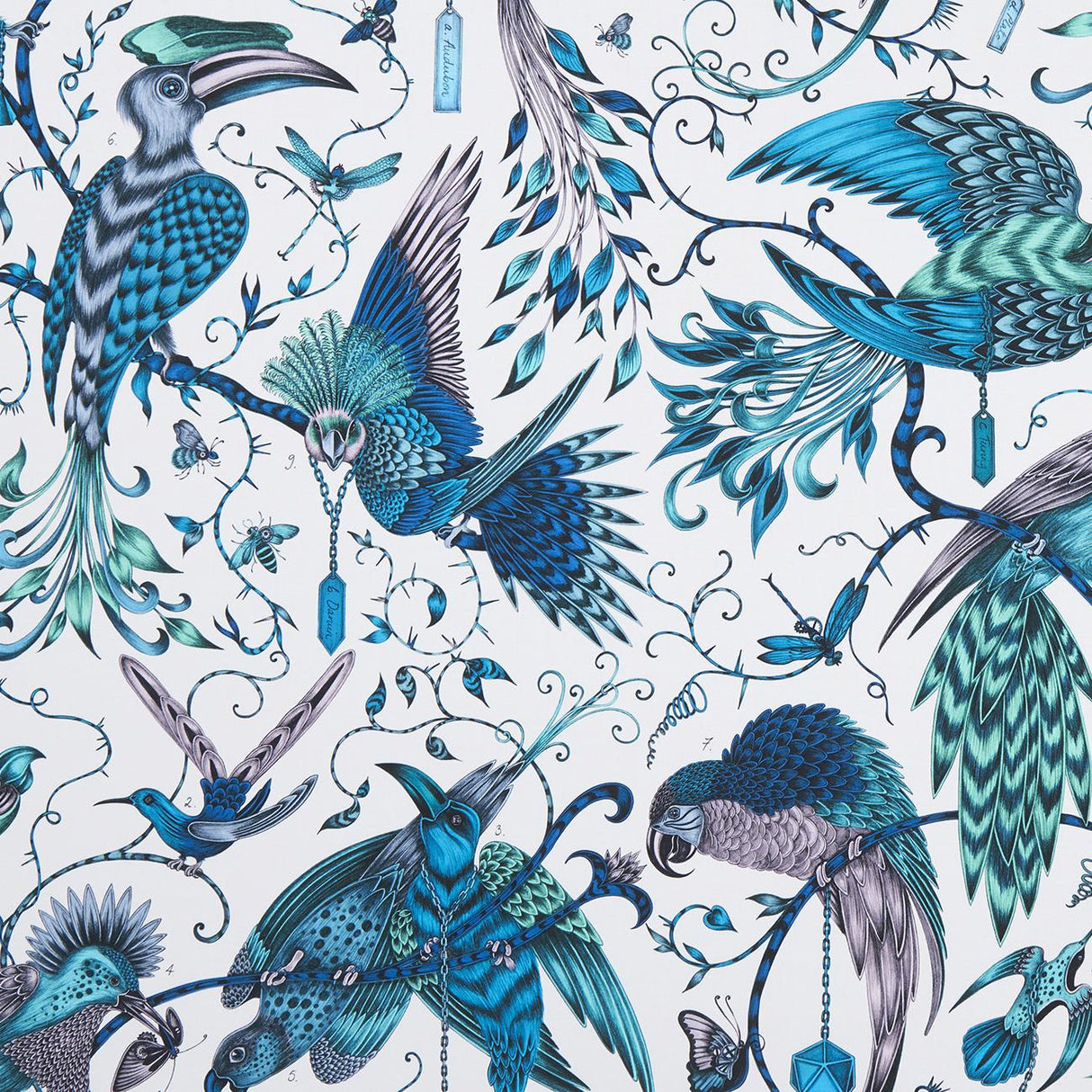 Clarke & Clarke AUDUBON JUNGLE Fabric